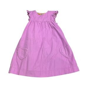 Girls Mini Boden Heart Corduroy Dress